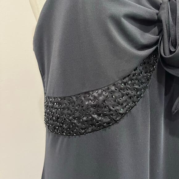 Studio 1940 Black Maxi Evening Gown Whimsigoth Plus Size 18W - Picture 5 of 8